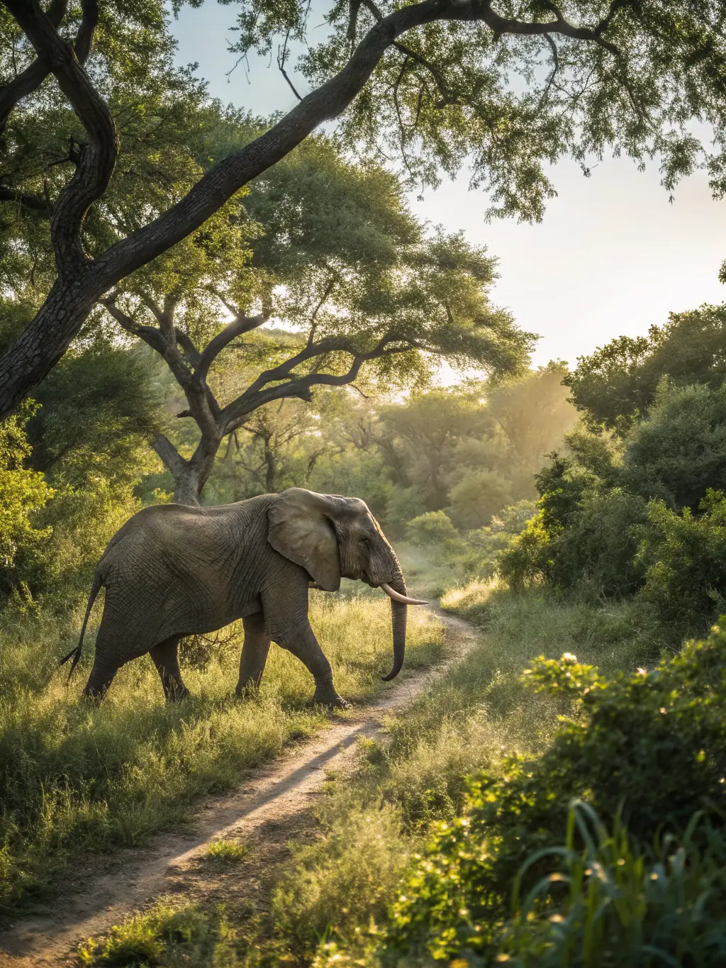A photographer taking photos of wildlife in Kruger National Park, South Africa, showcasing wildlife photography services.